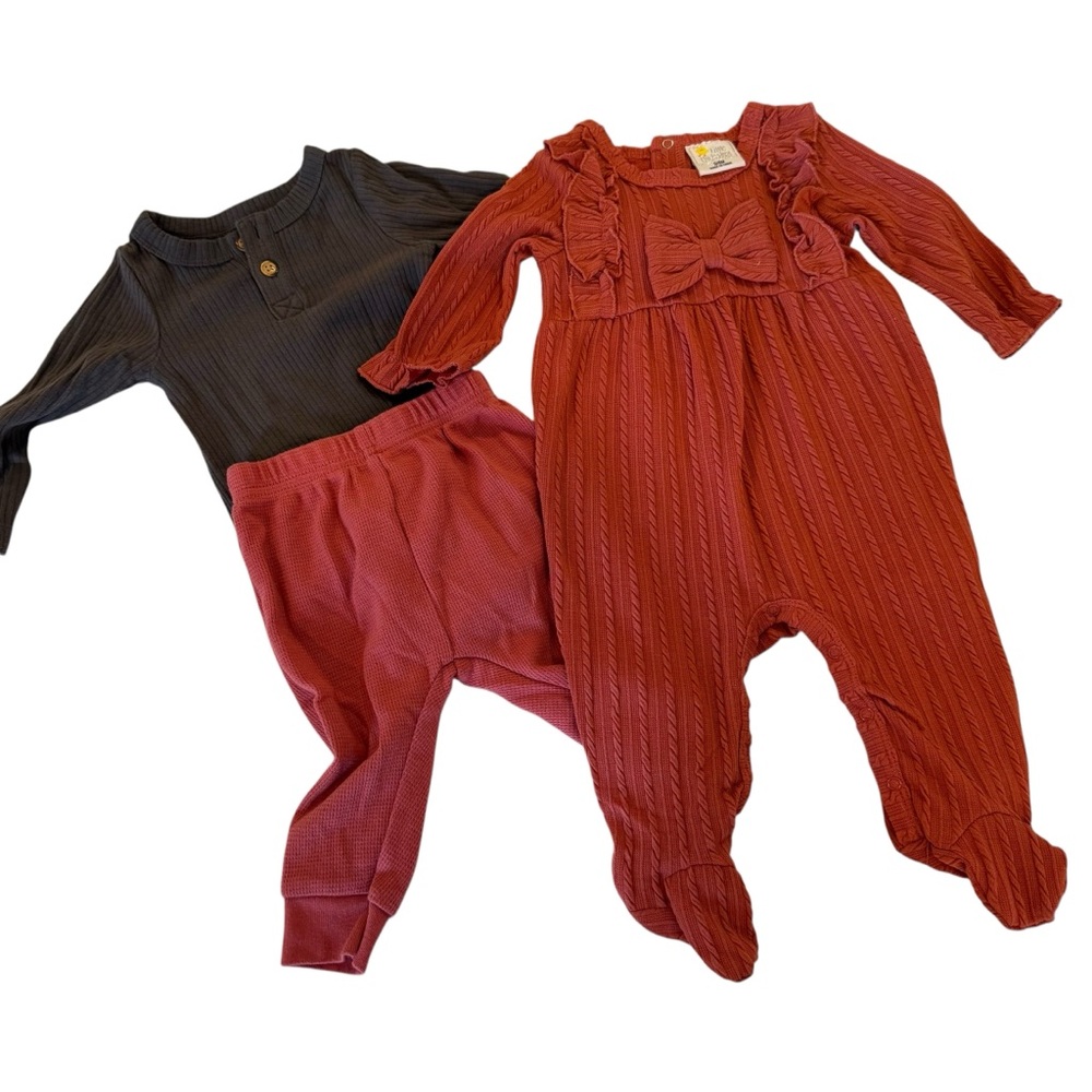 5 for $25!! Baby Girl 13 piece bundle 3-6 mo Disney Just One You Cloud Island - Picture 5 of 7